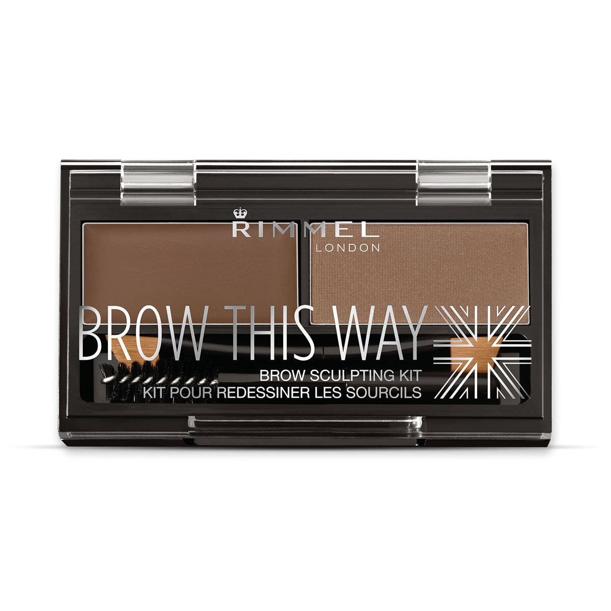 Rimmel London - Brow This Way Sculpting Eyebrow Palette - Medium Brown — image 1 — Meeshop Pakistan