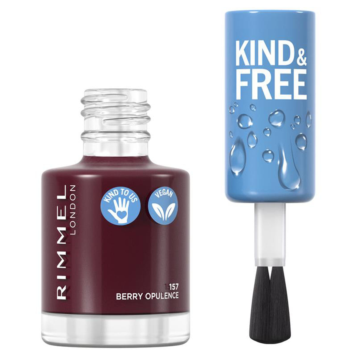 Rimmel London - Kind & Free Nail Polish - 157 Berry Opulence — image 1 — Meeshop Pakistan