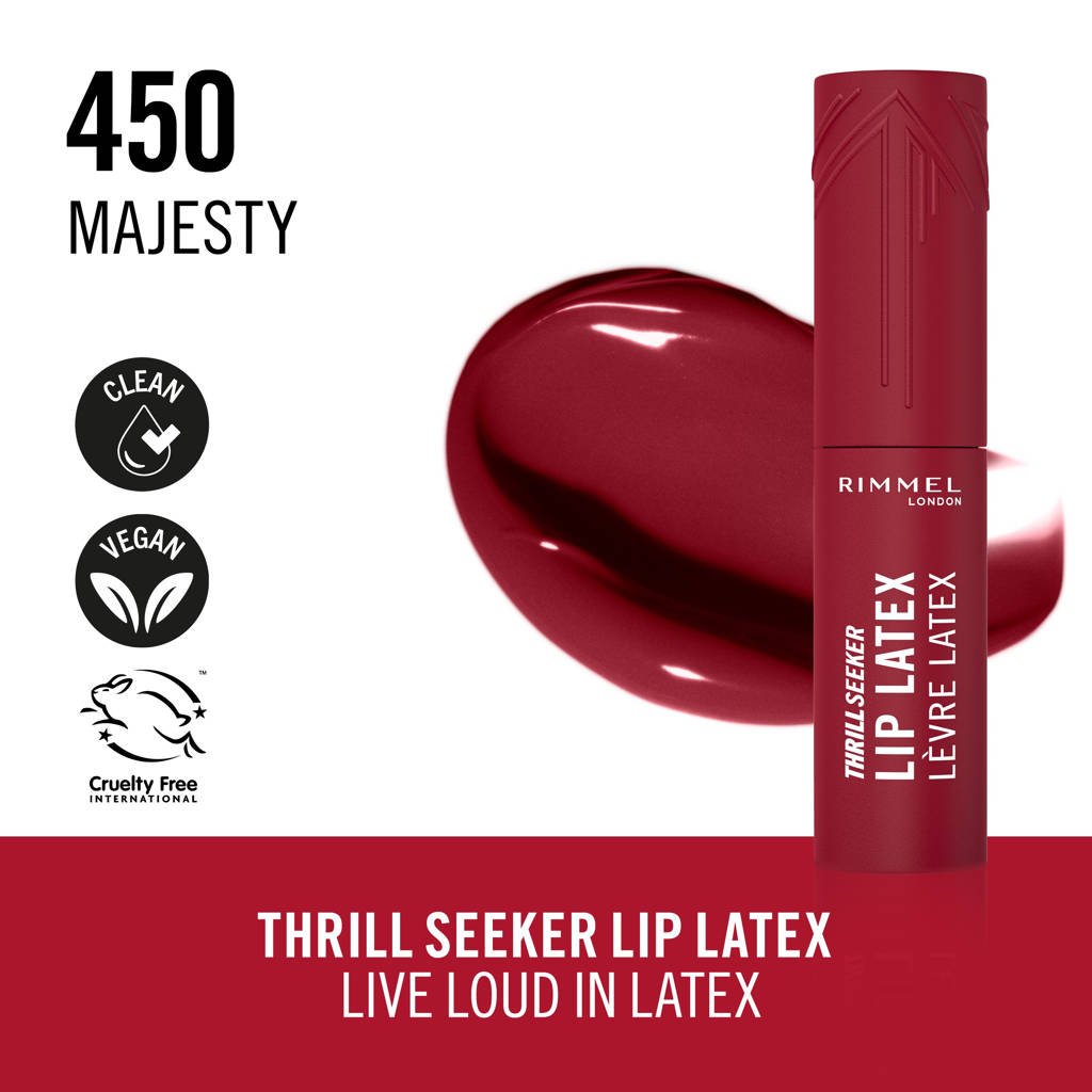 Rimmel London - Thrill Seeker Lip Latex 450 - Majesty — image 1 — Meeshop Pakistan