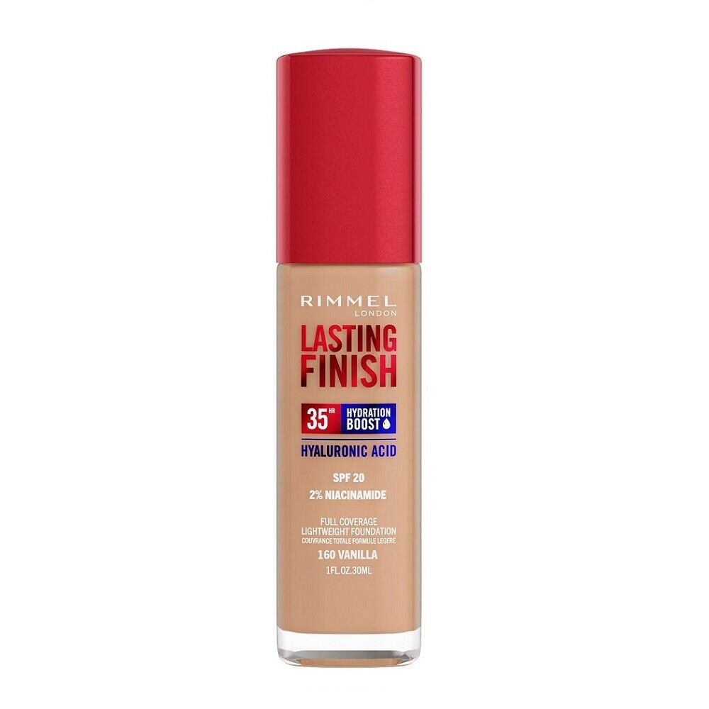 Rimmel London - Lasting Finish Hyaluronic Acid long-lasting Foundation - 160 Vanilla — image 1 — Meeshop Pakistan
