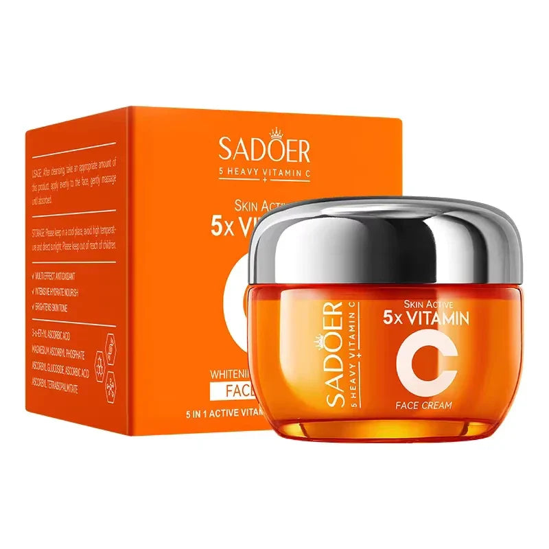 Sadoer - 5X Vitamin C Face Cream Whitening Brightening Moisturizing Firming Face Cream — image 1 — Meeshop Pakistan
