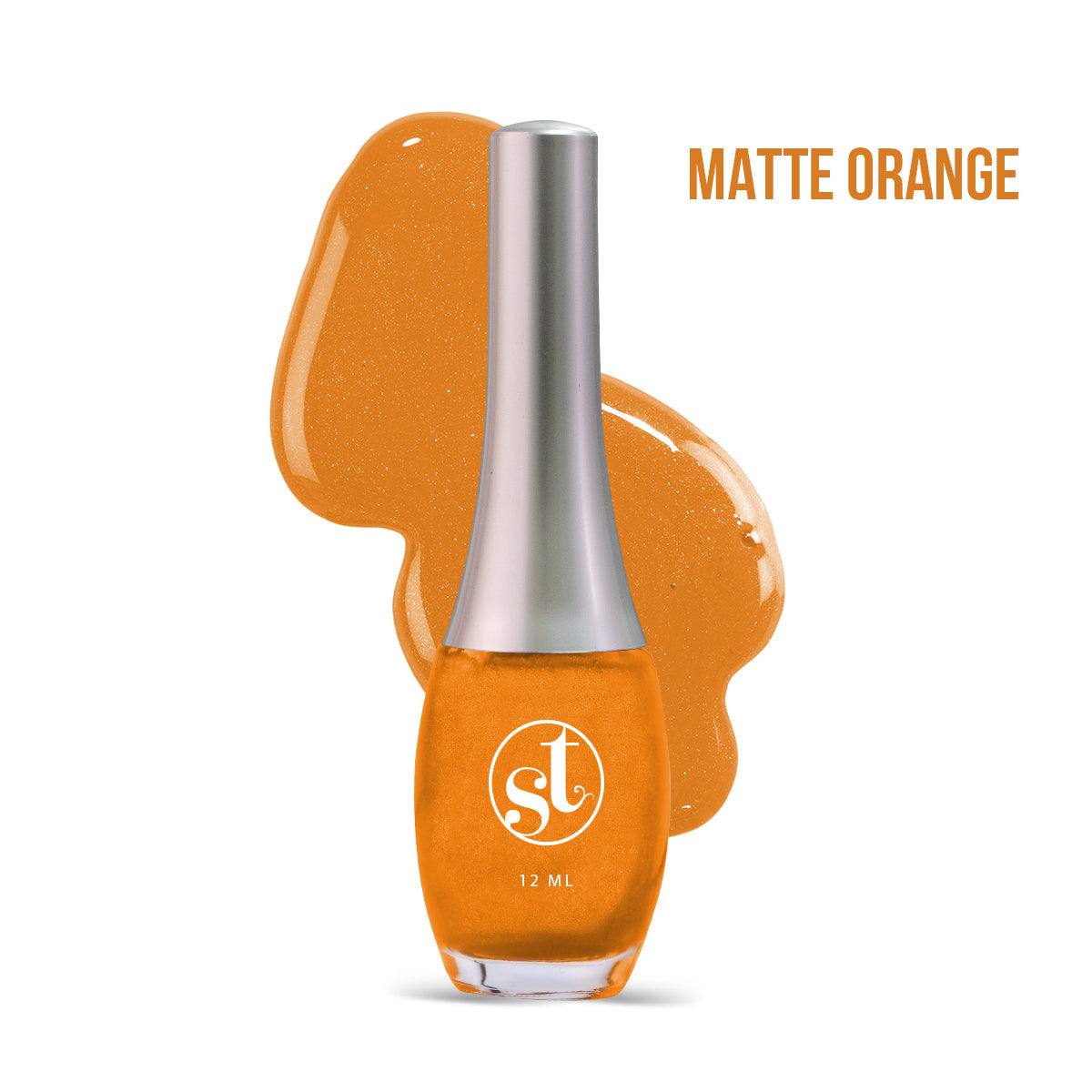 Nail Color - 1124 Matte Orange — image 1 — Meeshop Pakistan