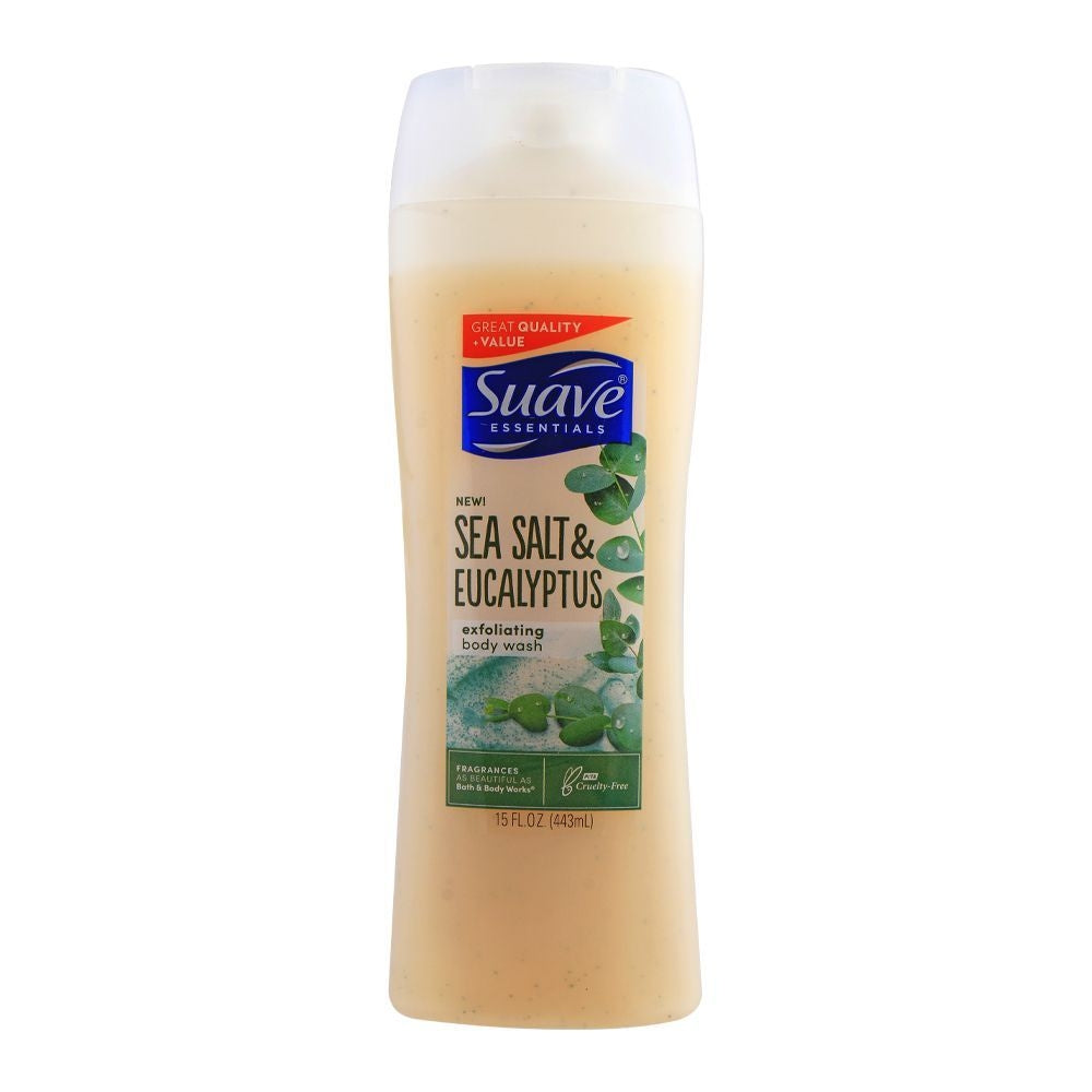 Suave - Exfoliating Sea Salt Body Wash 443ml — image 1 — Meeshop Pakistan