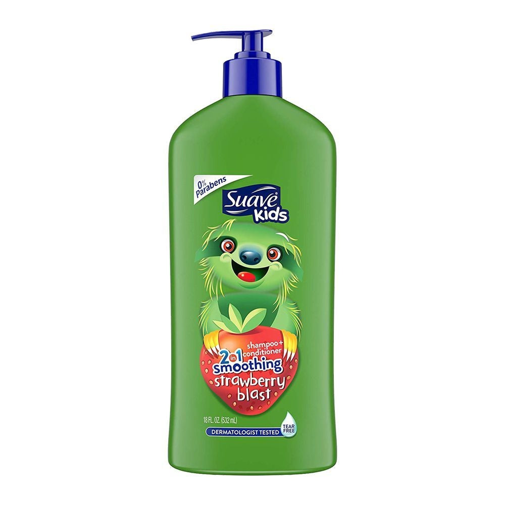 Suave - Kids 2in1 Strawberry Shampoo + Conditioner 532ml — image 1 — Meeshop Pakistan