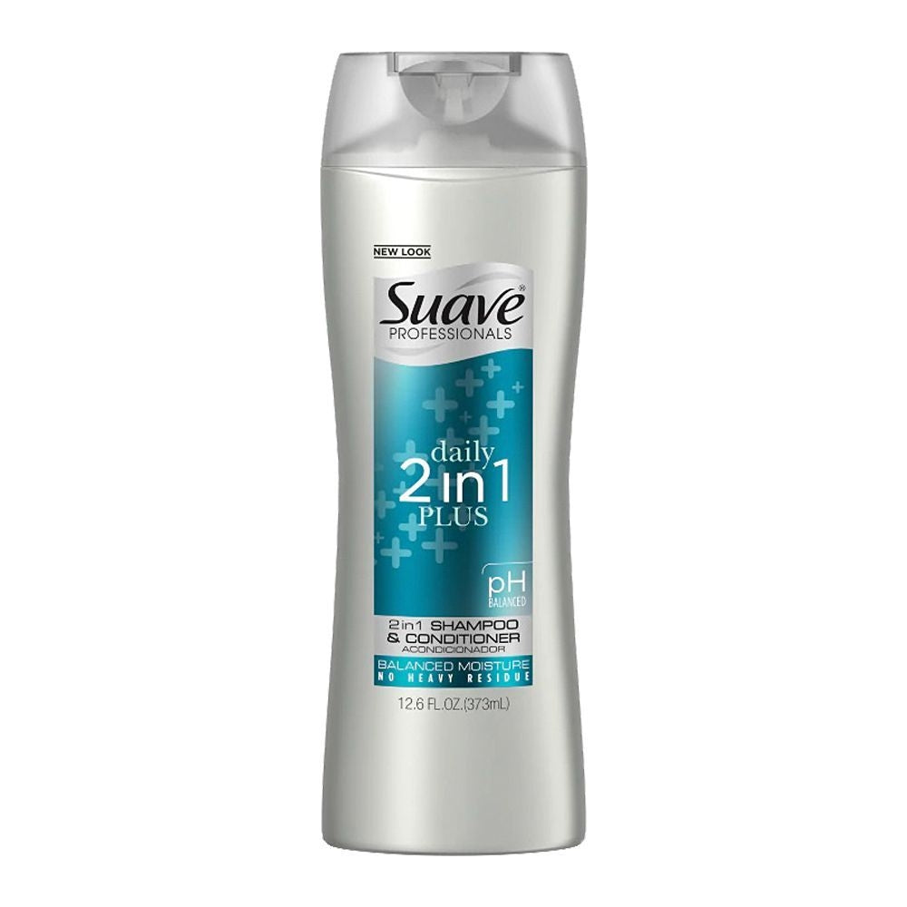 Suave - Shampoo+Conditioner U.S.A Daily 2in1 plus Ph Balanced 373ml — image 1 — Meeshop Pakistan
