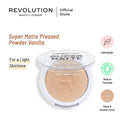 Revolution - Super Matte Pressed Powder Vanilla