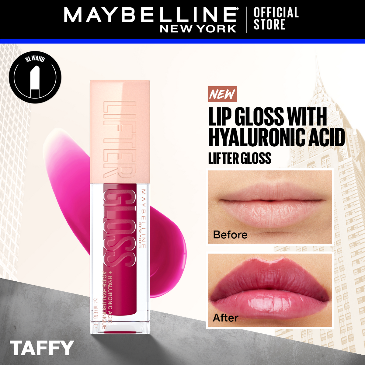 Maybelline - Lifter Gloss Hydrating Lip Gloss — image 3 — Meeshop Pakistan