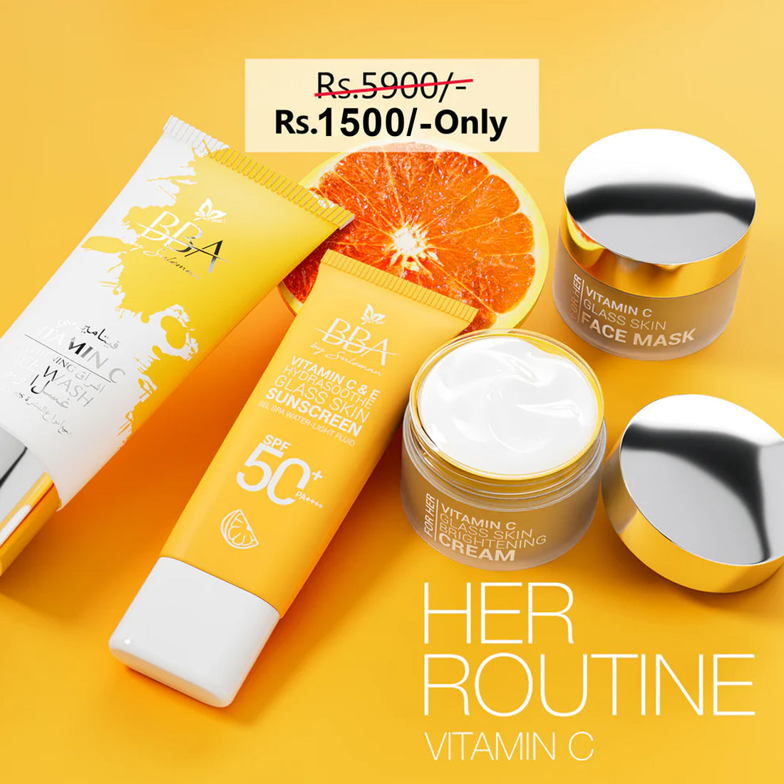 BBA By Suleman - Her Routine Vitamin C — image 1 — Meeshop Pakistan